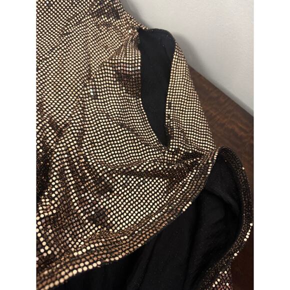 ASOPH Gold Sequin Dramatic Top with Long Sleeves Size 3X - Picture 11 of 13